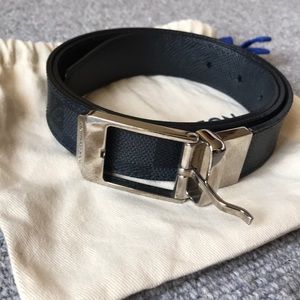 Louis Vuitton Reversible Noir Damier Belt